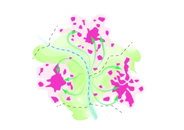 Grafik Schwammlandschaft